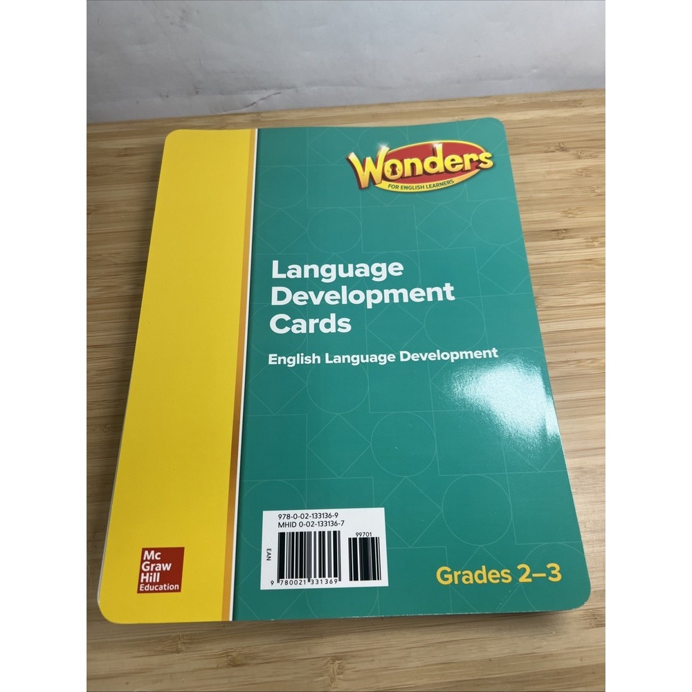 Wonders Language Development Cards - Grades 2-3 For English Learners Complete